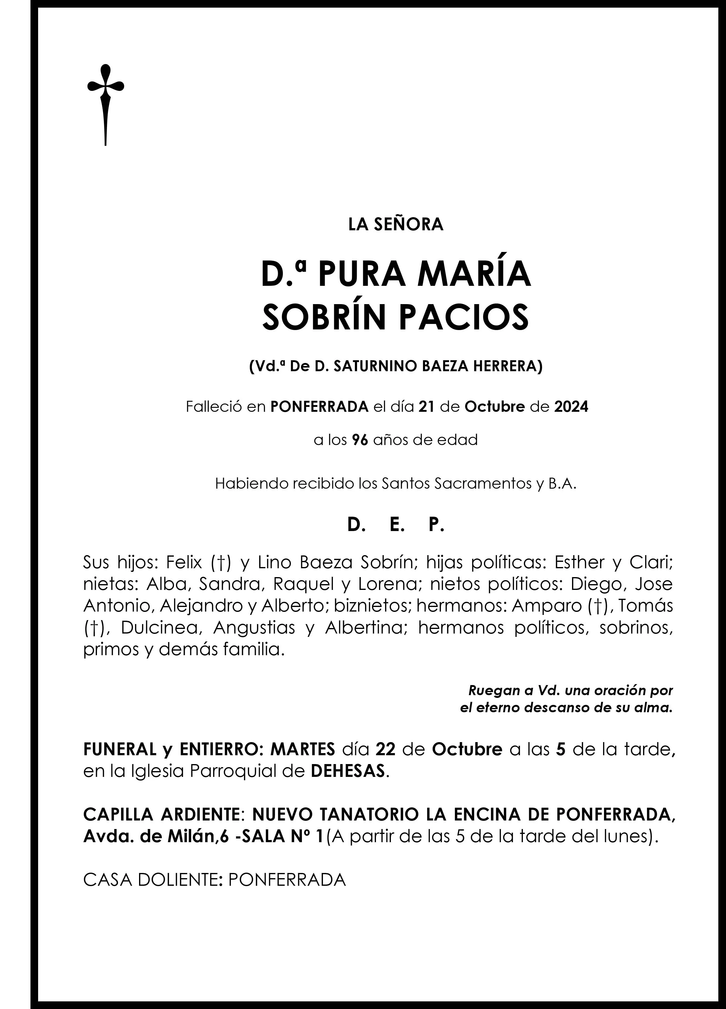 PURA MARIA SOBRIN PACIOS