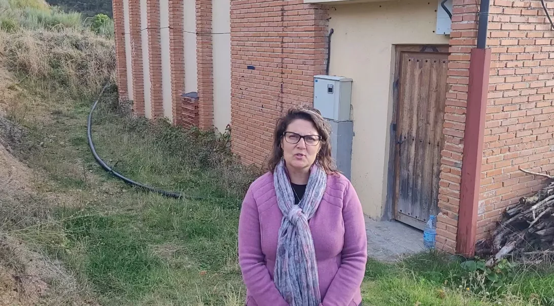 Marta Fernández San Juan (Presidenta AAVV "EL NOGALÓN" de Espinoso de Compludo) 