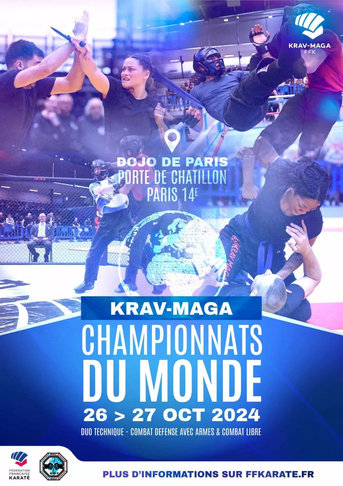 Cartel Campeonato del Mundo de Krav Maga