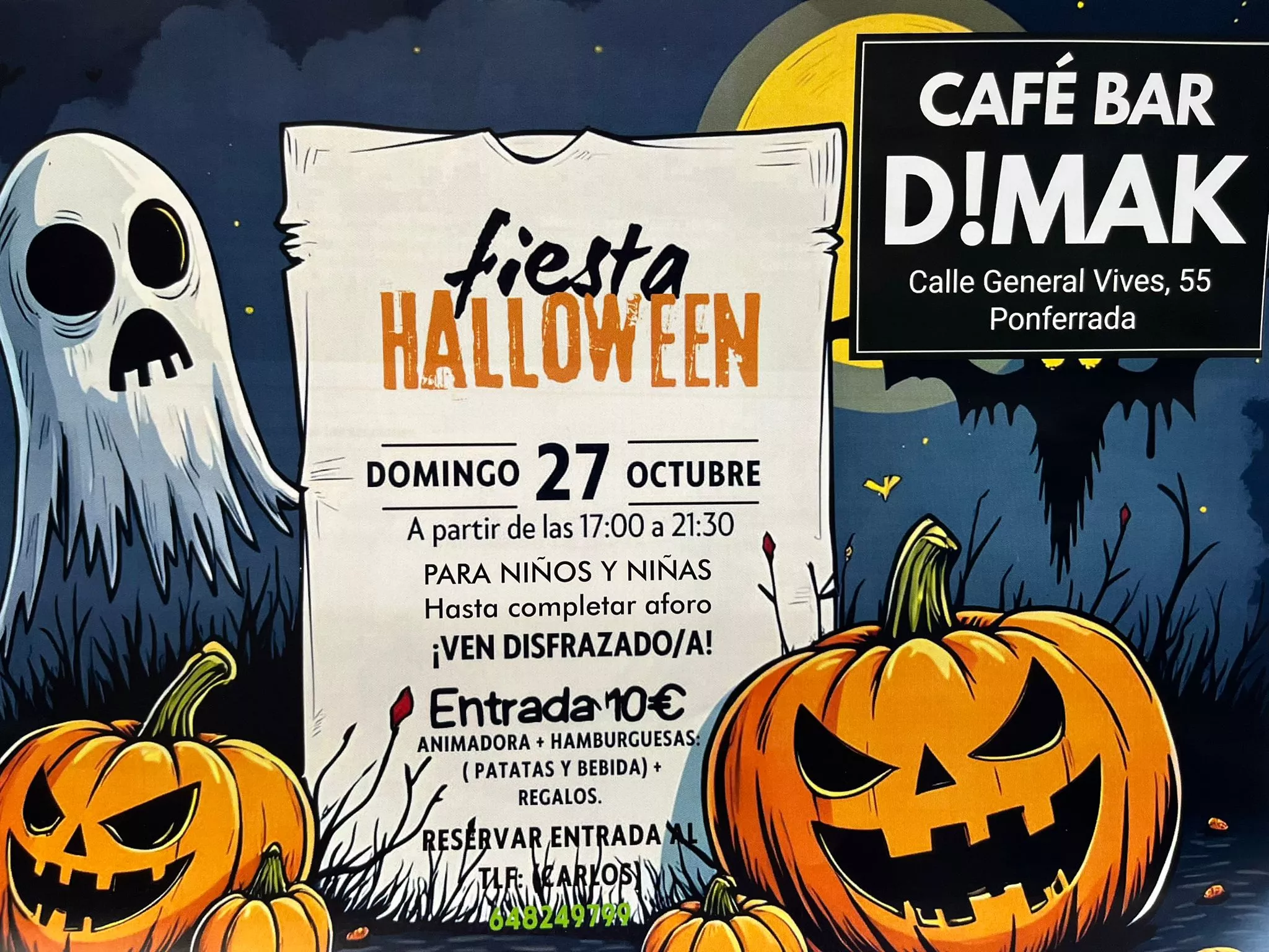 Halloween en el Café Bar D!MAK