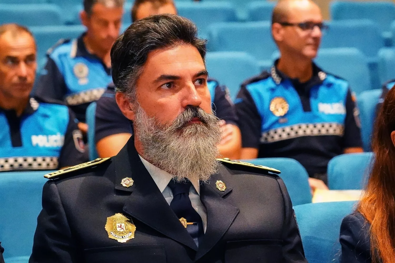 Miguel Ángel Llorente, intendente jefe de la Policía Local de León | Campillo / ICAL 