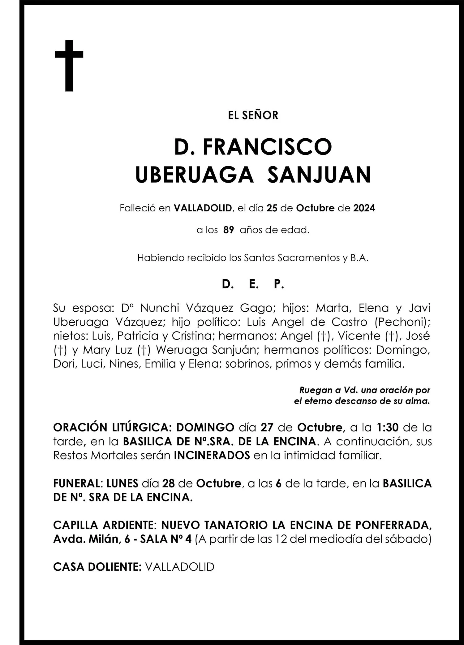 FRANCISCO UBERUAGA SANJUAN