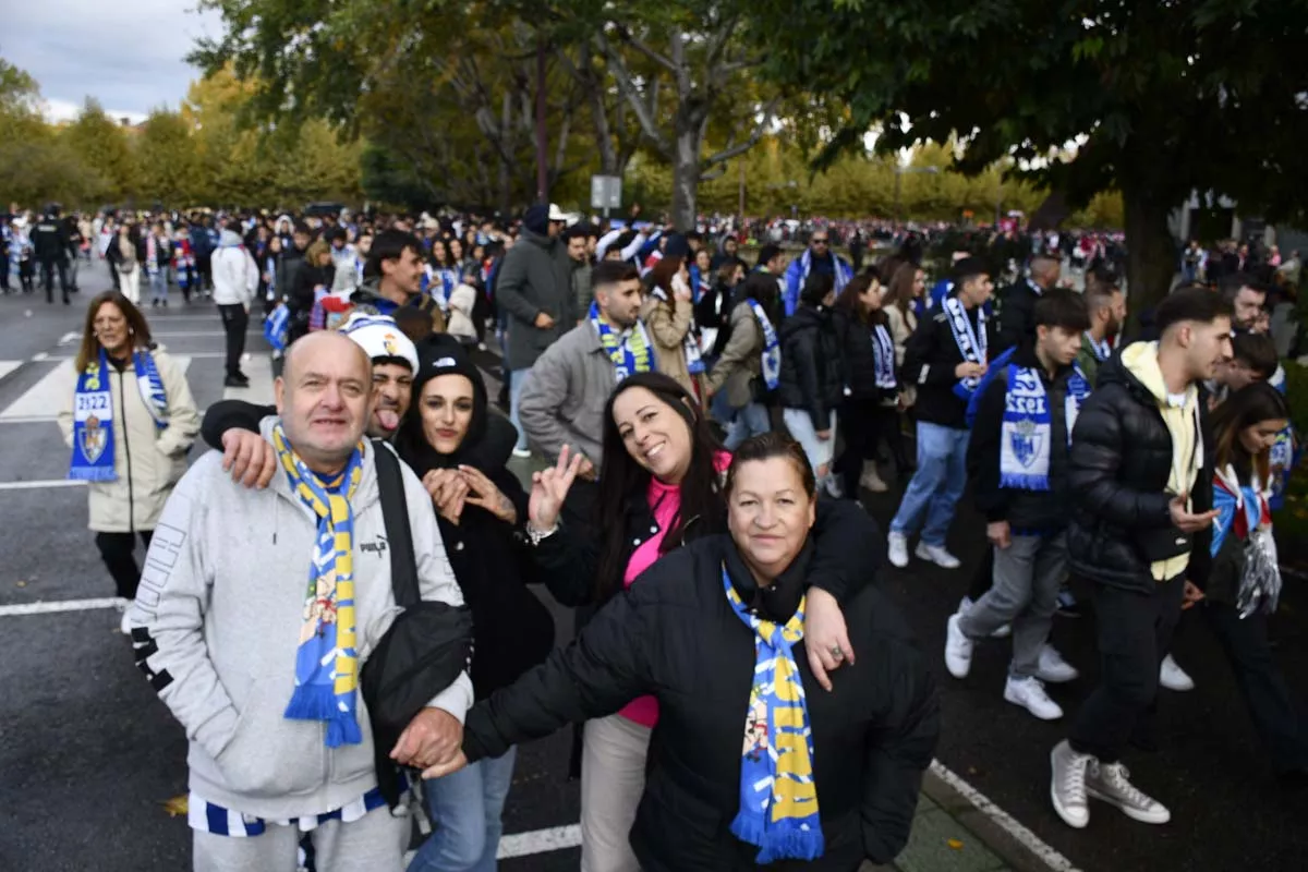 La marea blanquiazul rodea el Reino de León