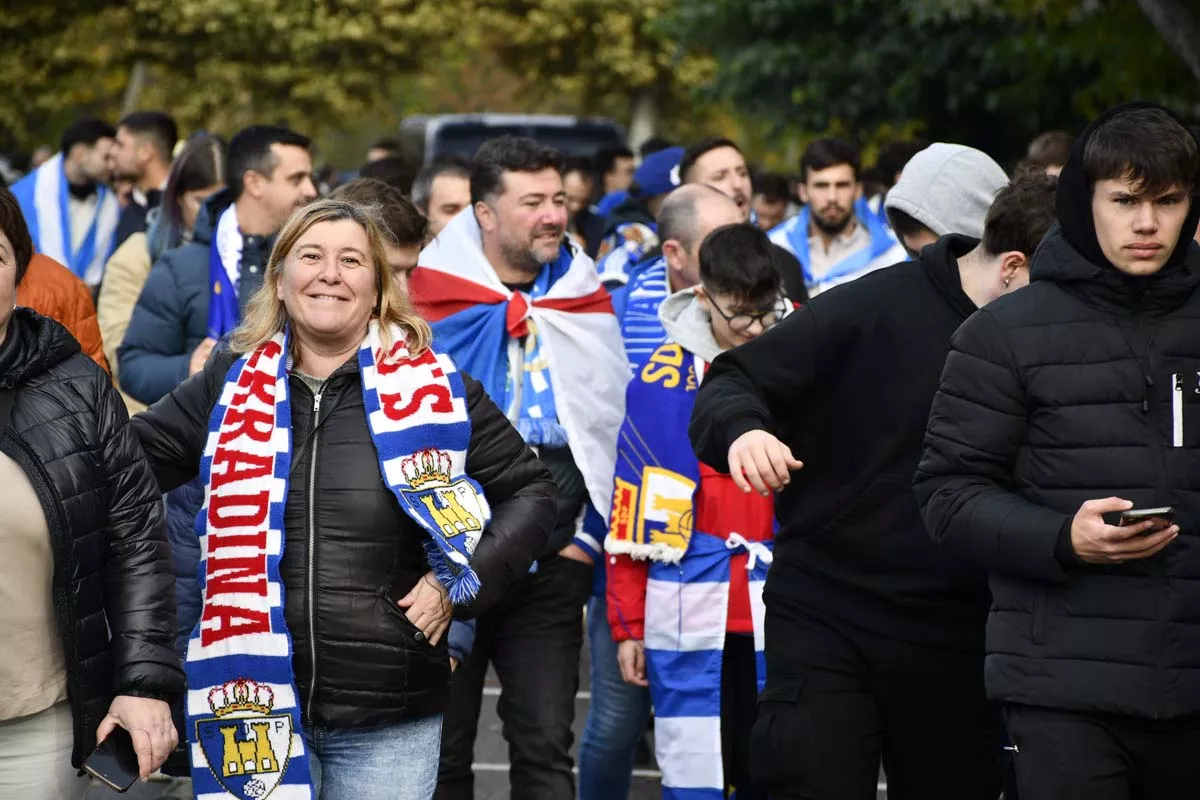 La marea blanquiazul rodea el Reino de León