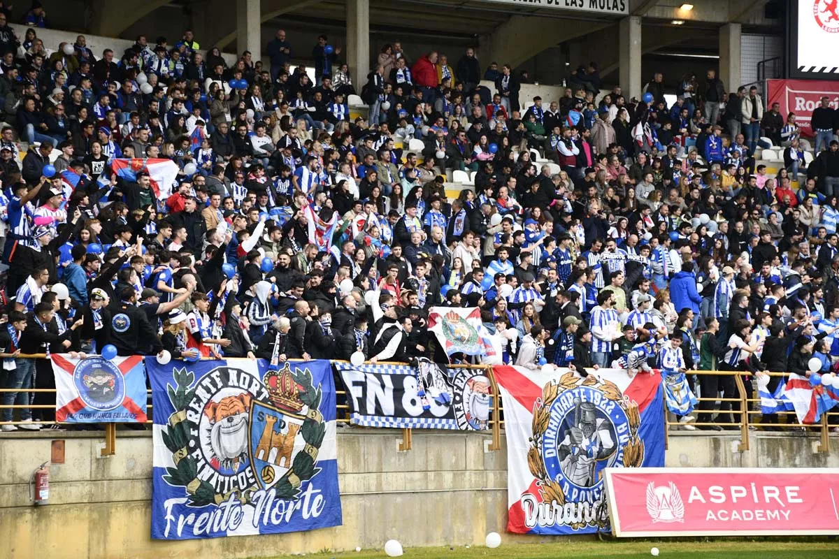 Así se vivió el derbi entre la Cultural y la Ponferradina