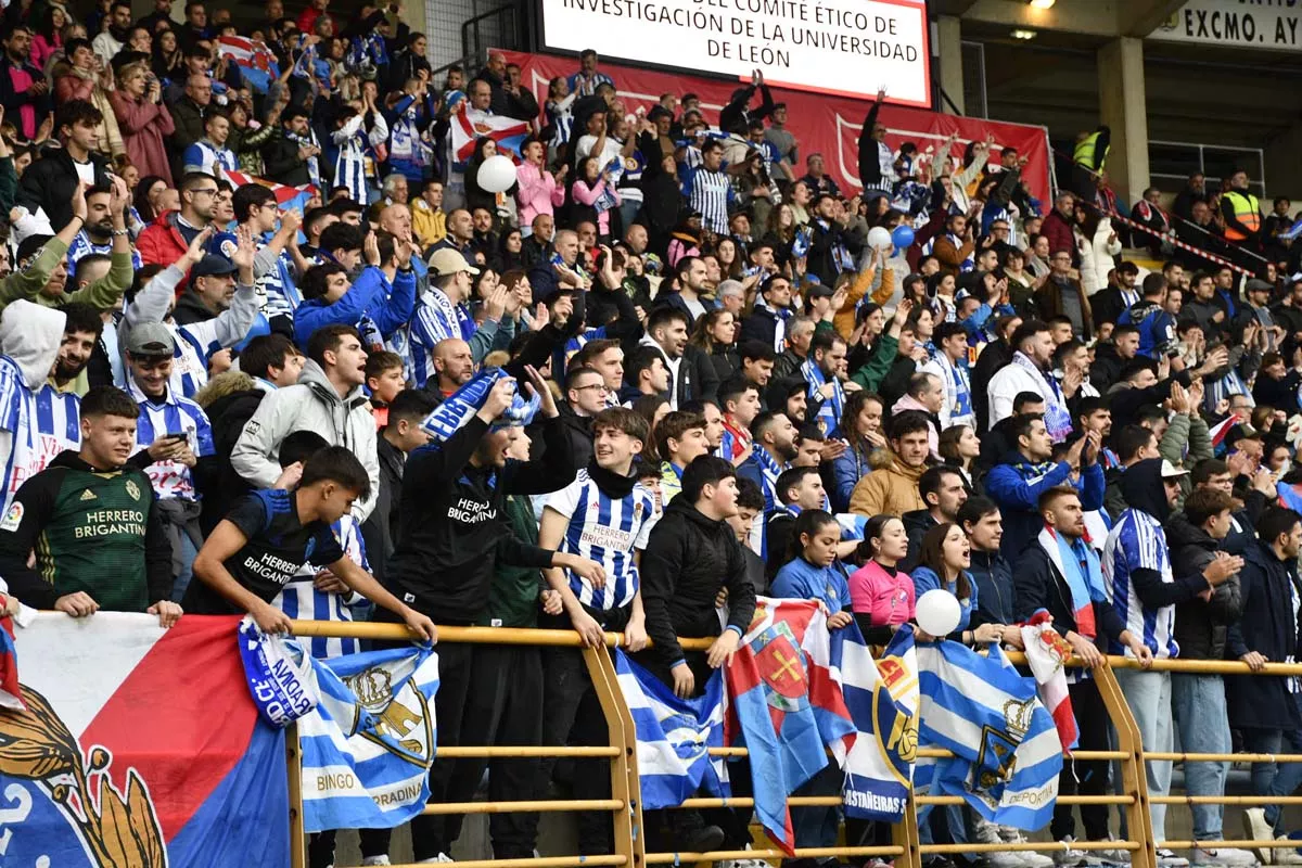 Así se vivió el derbi entre la Cultural y la Ponferradina