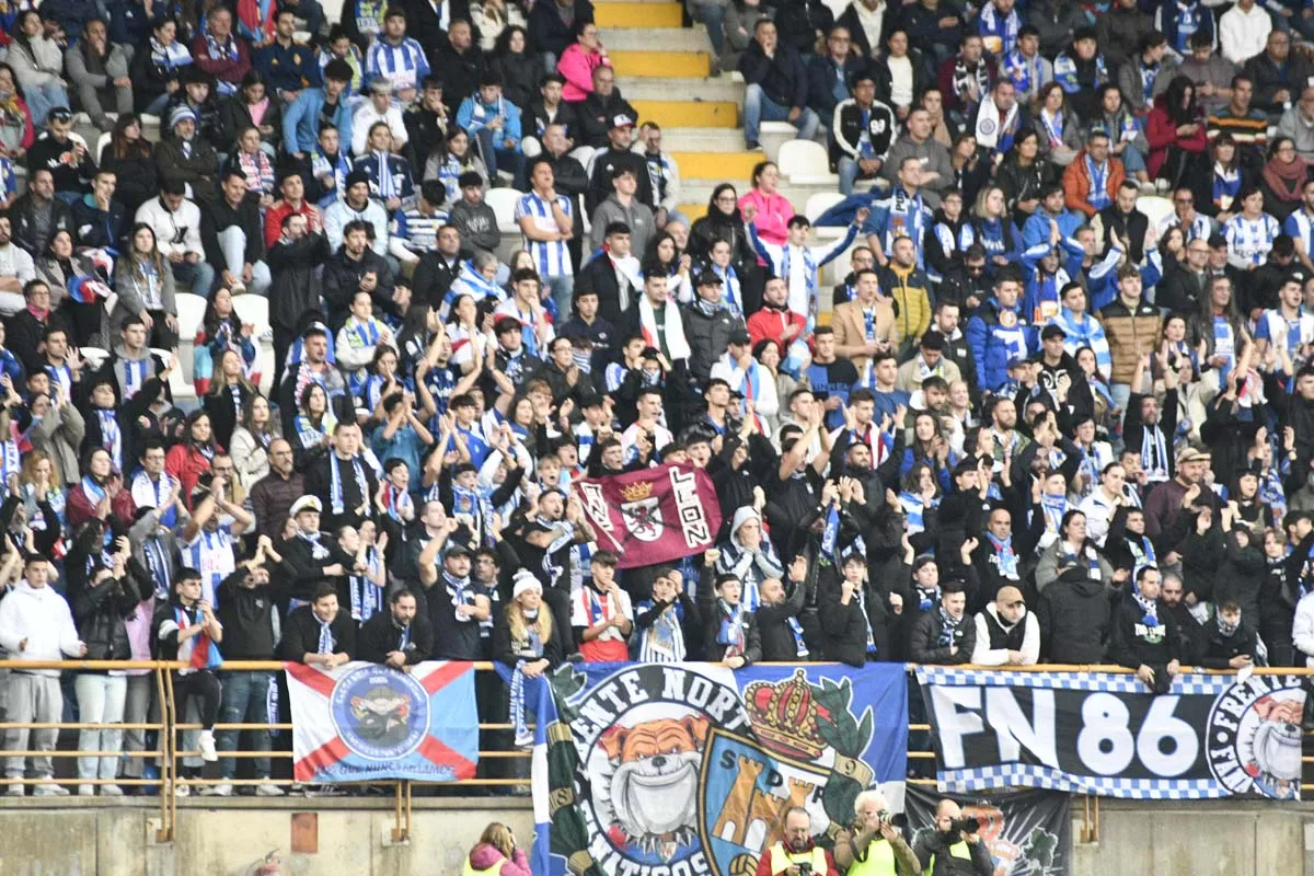 Así se vivió el derbi entre la Cultural y la Ponferradina