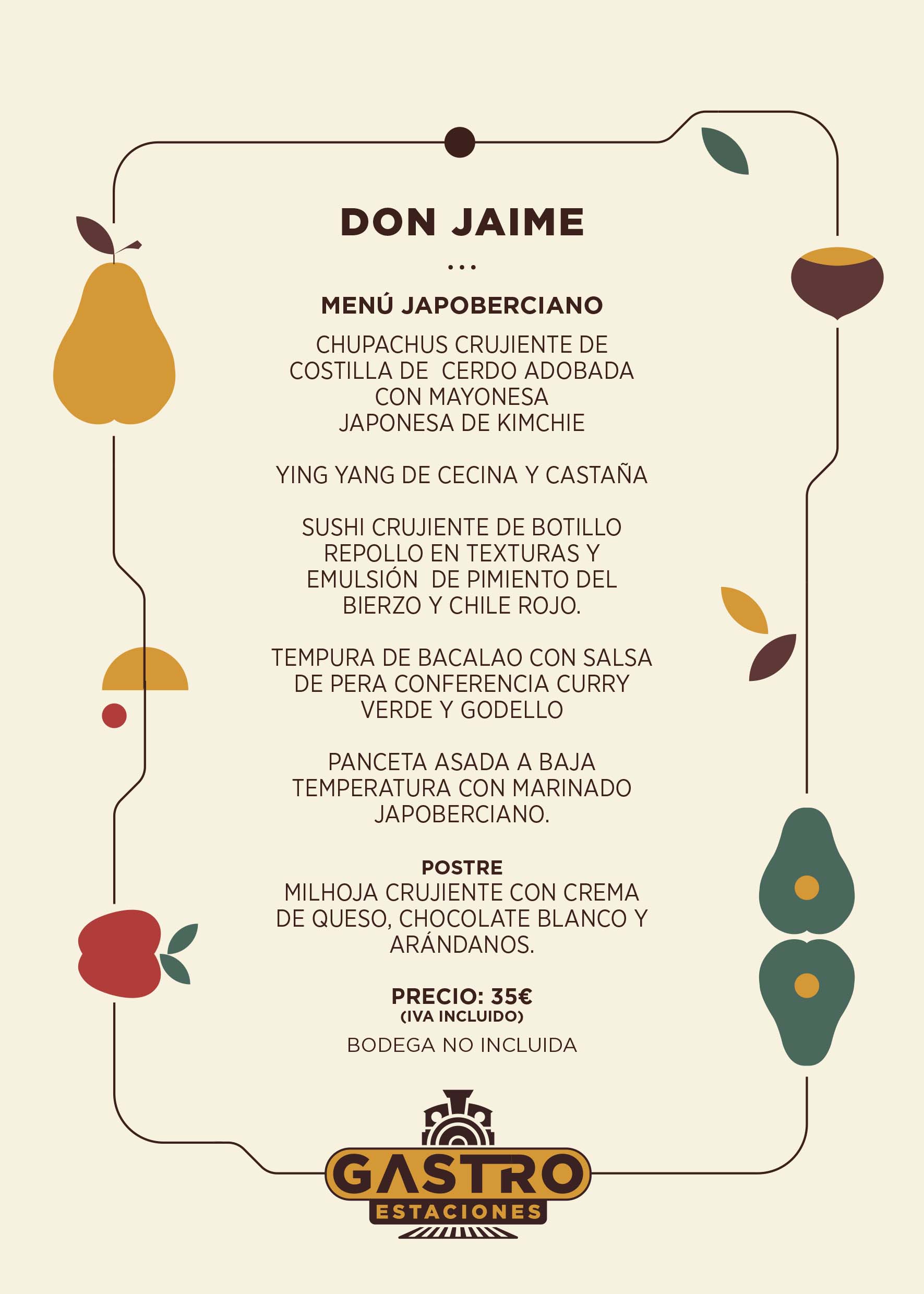 Gastroestaciones Menú Don Jaime