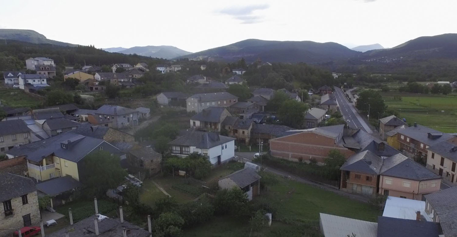 Carucedo a vista de dron