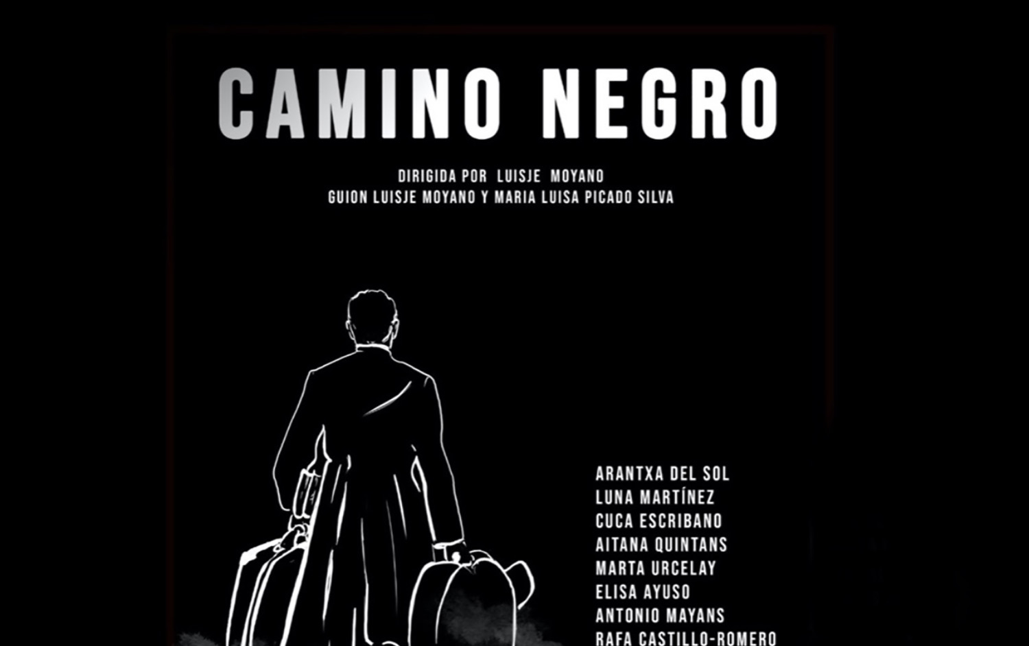 Cartel Camino Negro - Fabero acogerá el preestreno de 'Camino Negro' la película que relata lucha minera del Bierzo y Laciana en plena dictadura