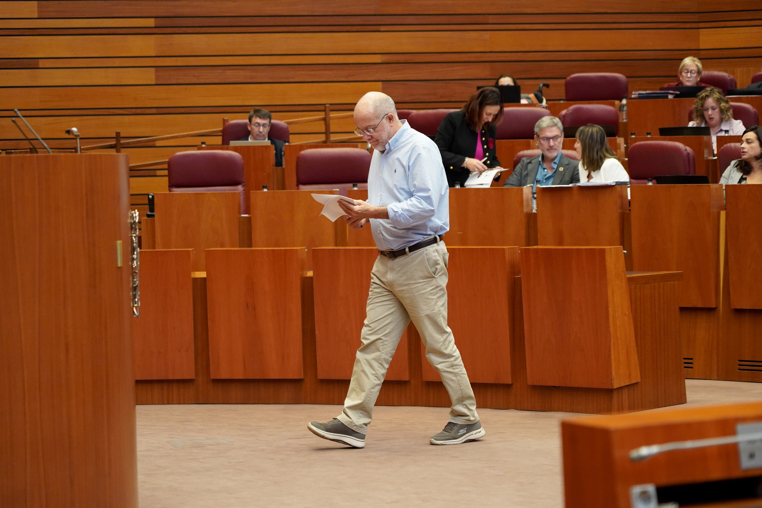 Francisco Igea en el pleno de las Cortes de Castilla y León