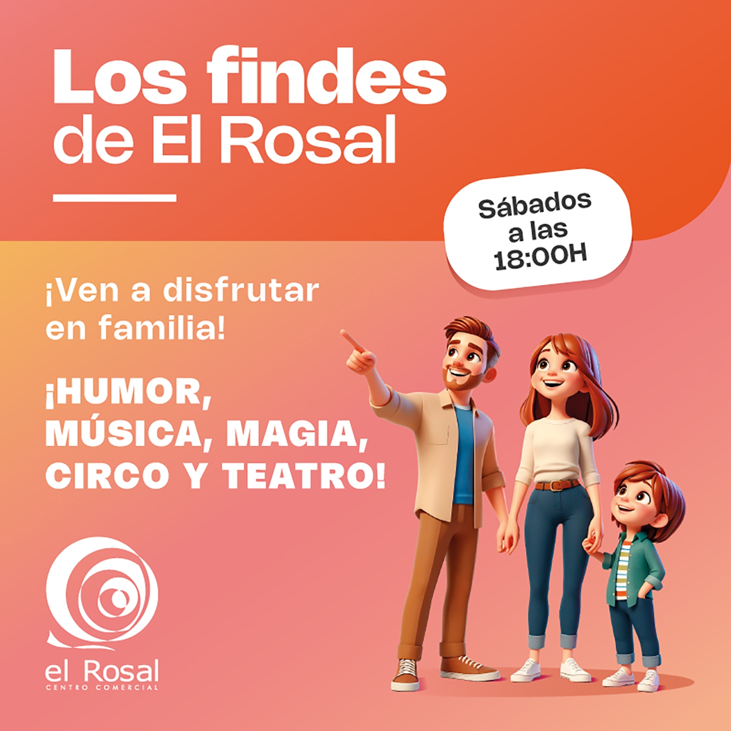 Vuelven los Findes del Rosal con magia, teatro y el sorteo de una Nintendo Switch