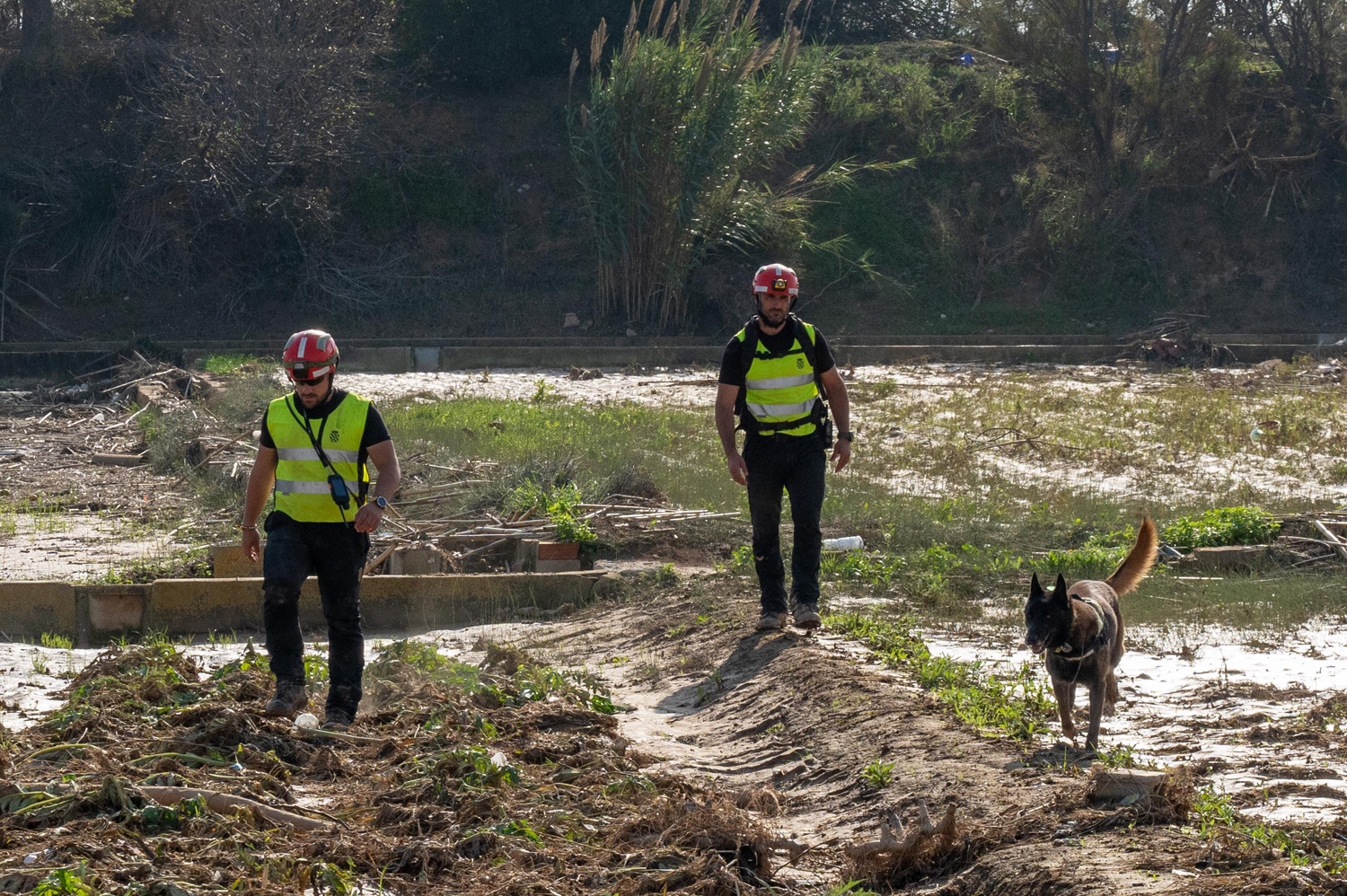 El equipo de rescate de CyL en Valencia (1)