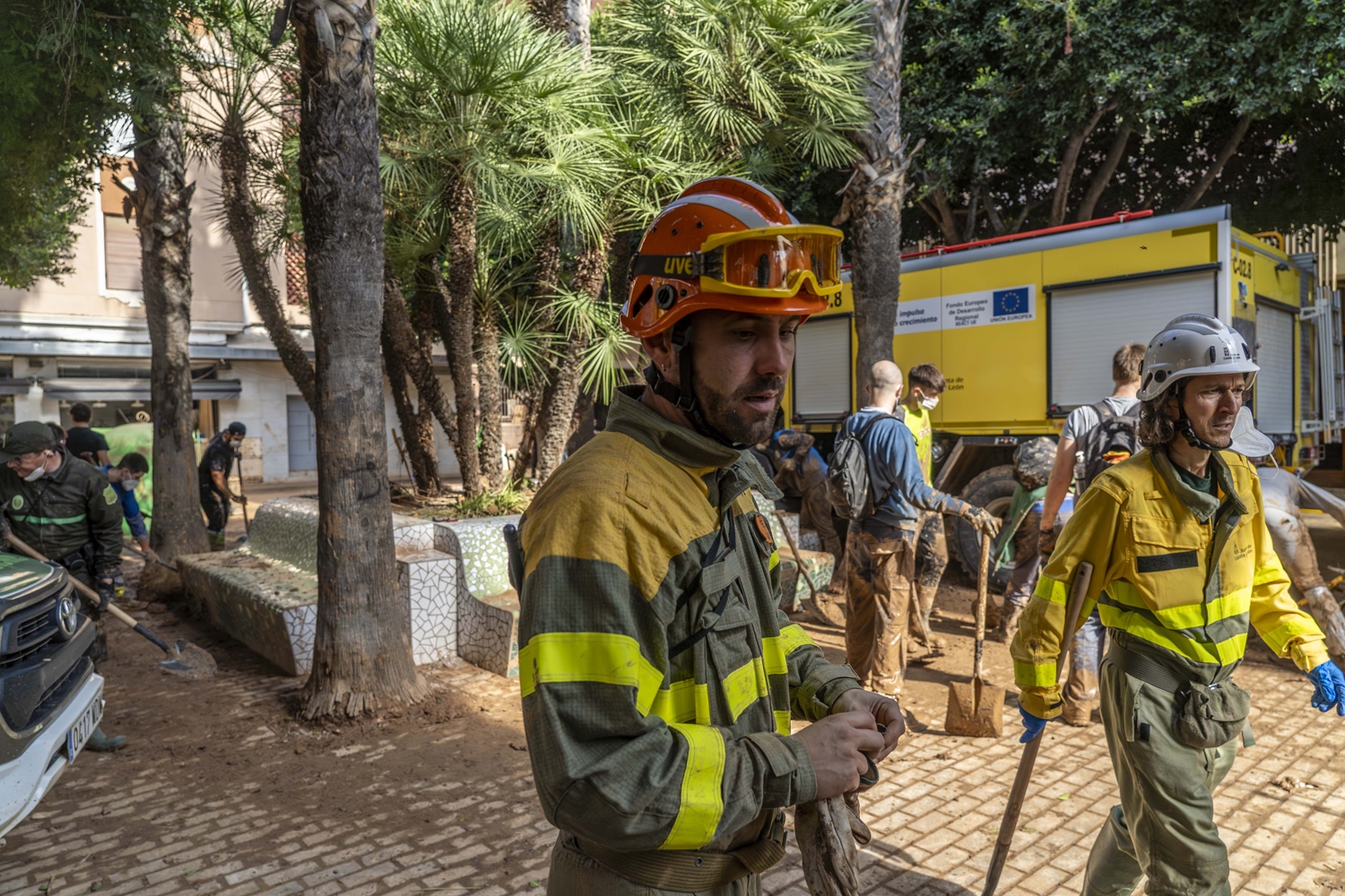 El equipo de rescate de CyL en Valencia (5)