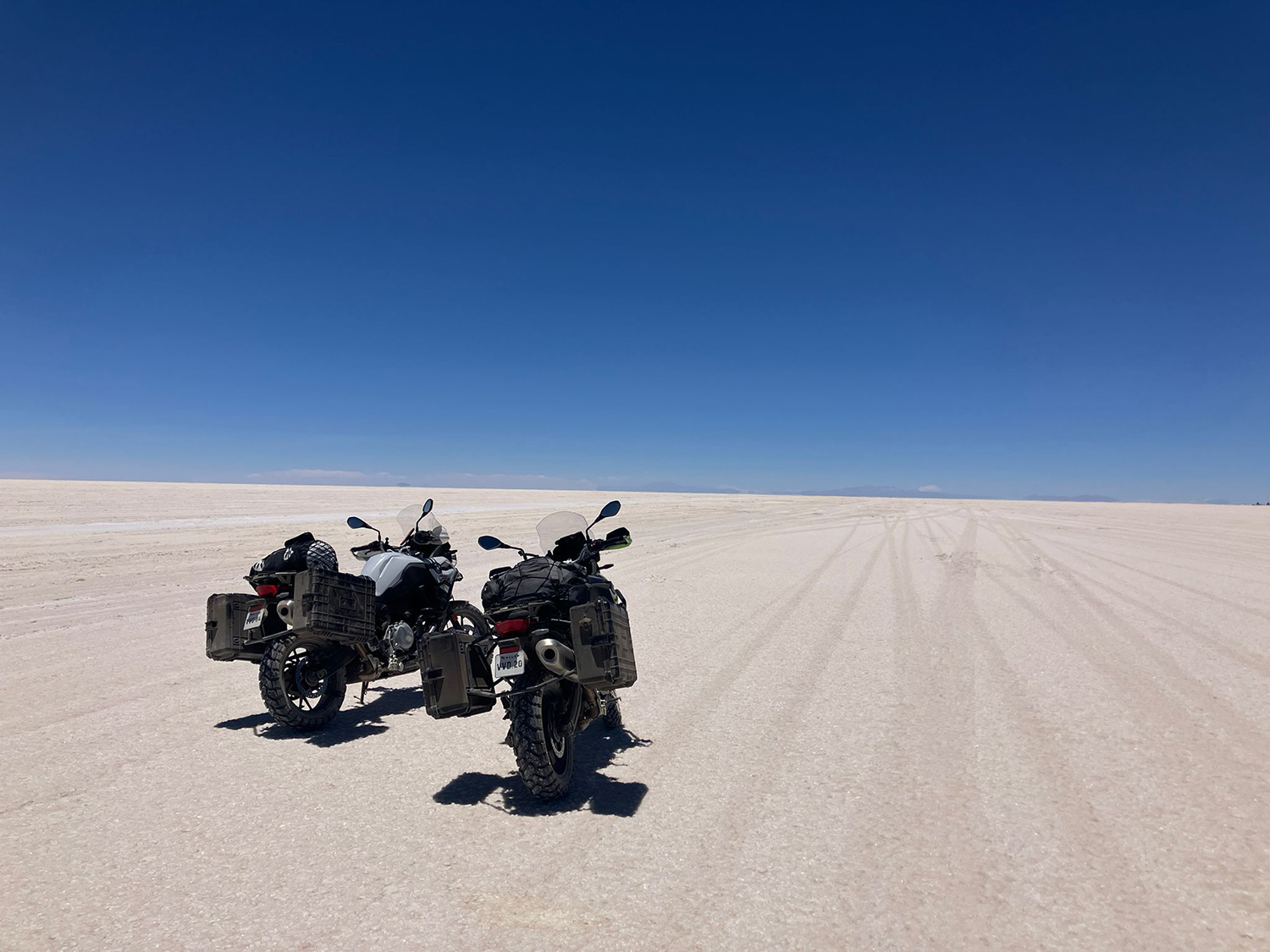 Luis Prada en su viaje motero por América Latina