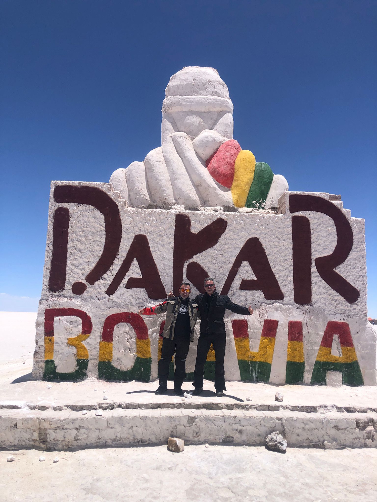 Luis Prada en su viaje motero por América Latina