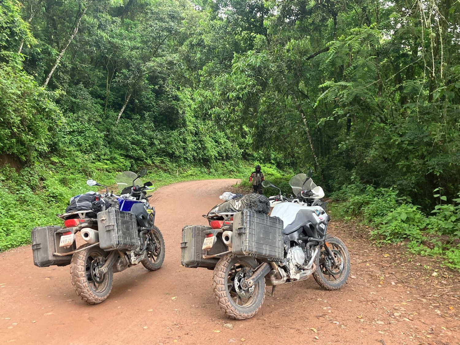 Luis Prada en su viaje motero por América Latina