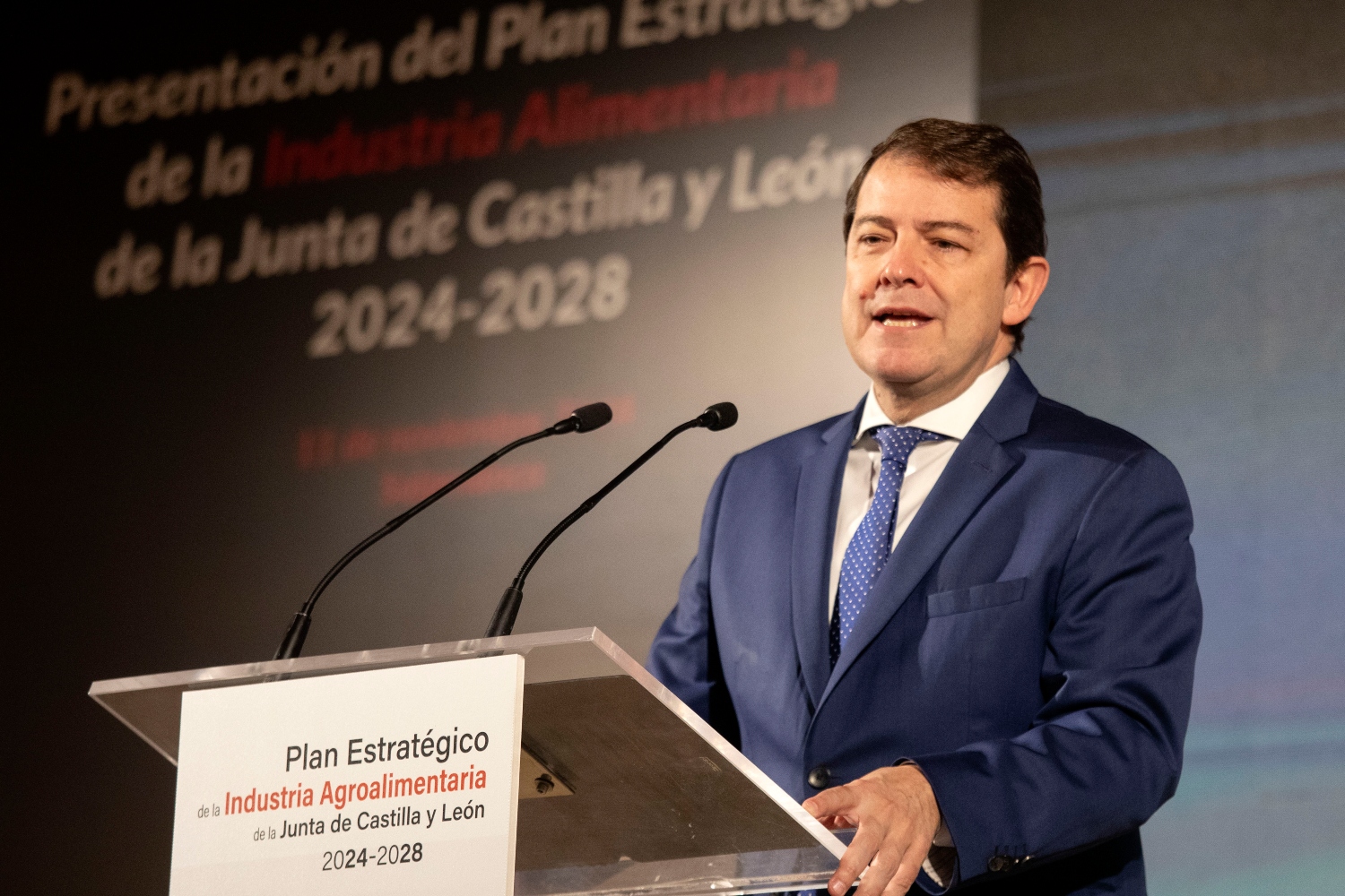 El presidente de la Junta de Castilla y León, Alfonso Fernández Mañueco