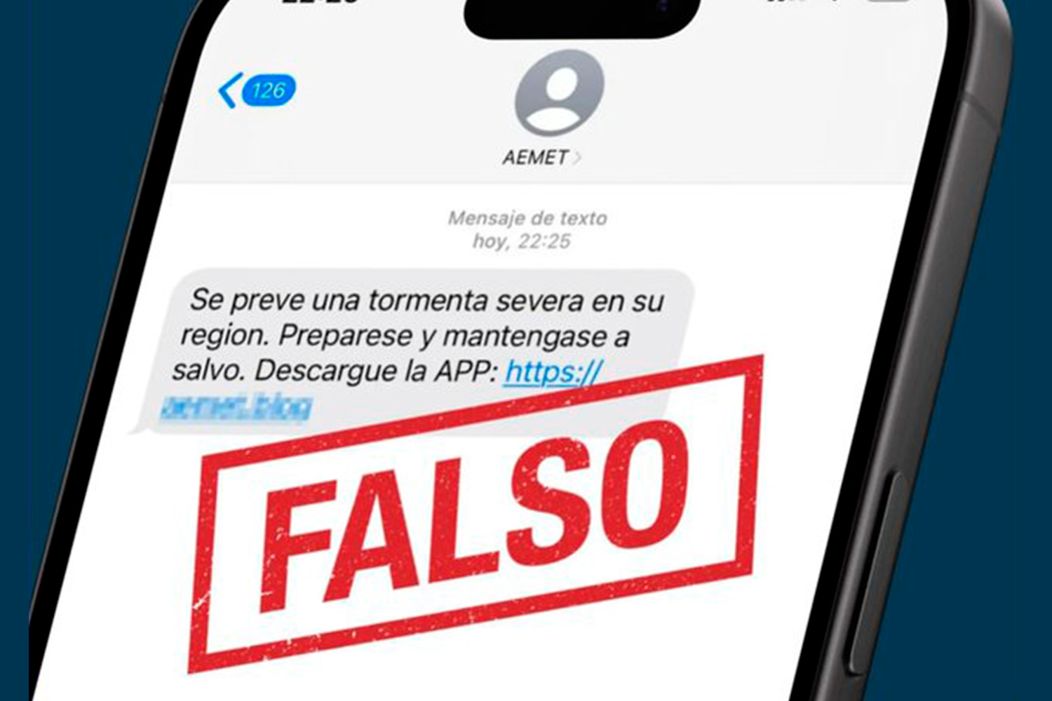 Como funciona el falso SMS de AEMET y como evitar esta estafa