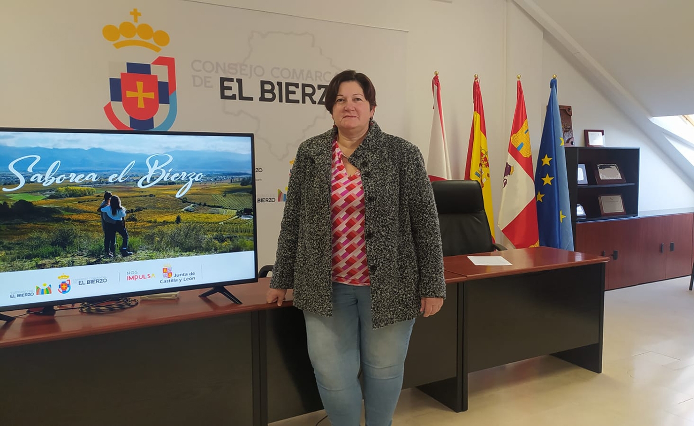 La consejera de Turismo del Consejo Comarcal del Bierzo, Cristina Pérez