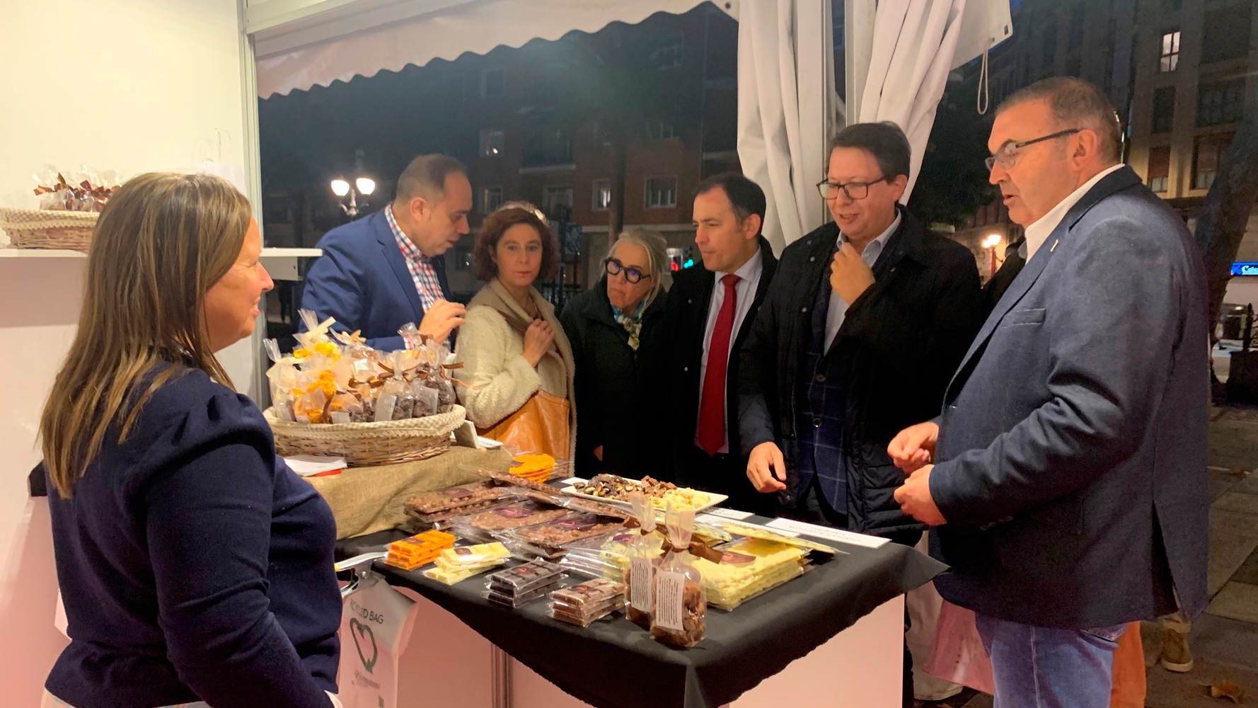 Inauguración de la I Feria de Productos de León en Bilbao