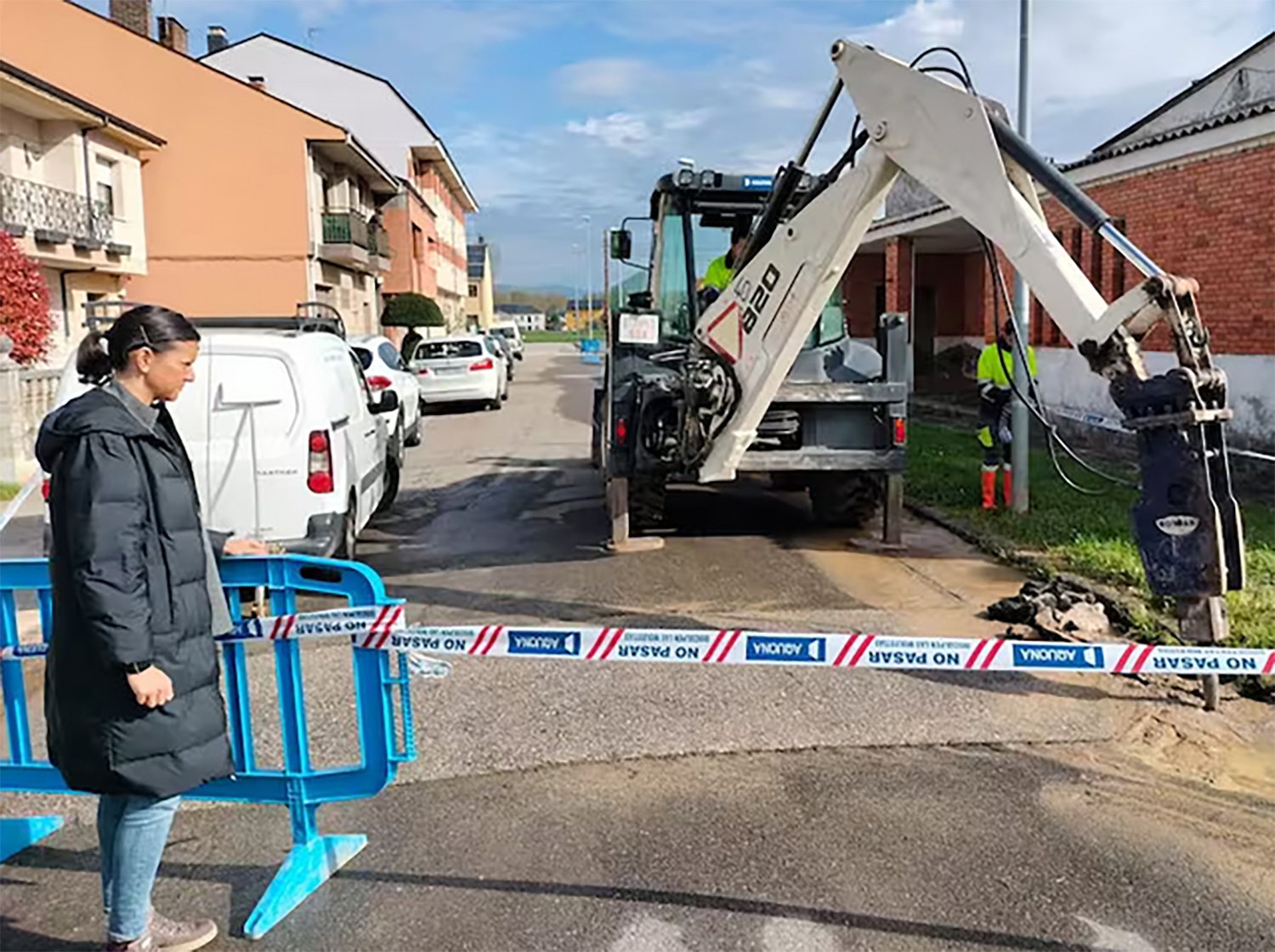 Fuentesnuevas recupera el servicio de agua y el Ayuntamiento licitará el arreglo de la tubería este mes