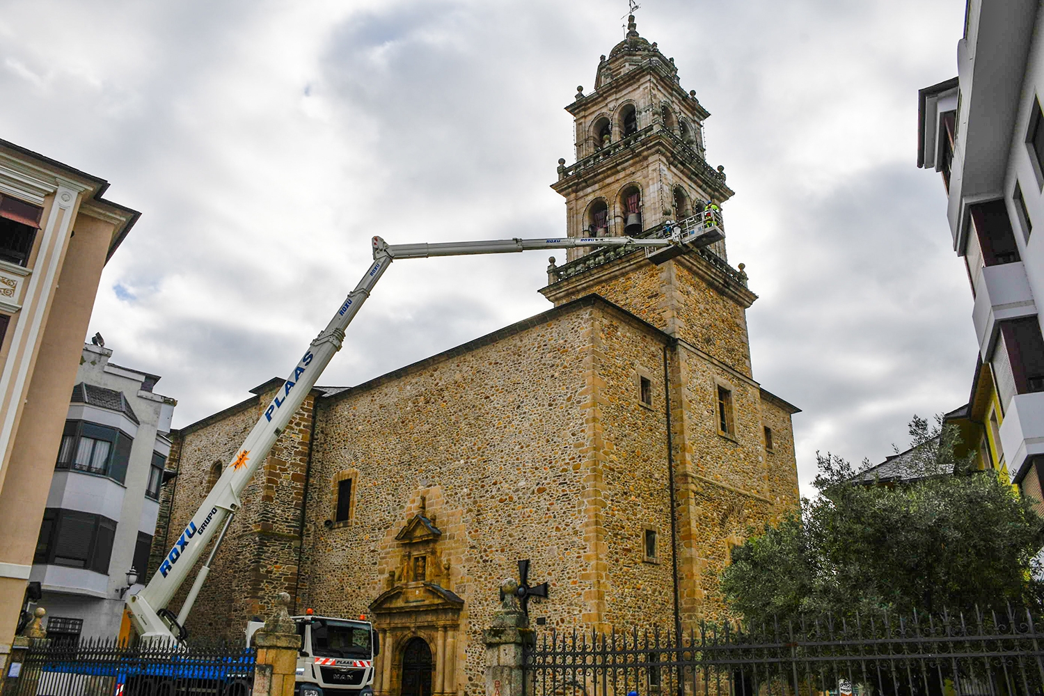 Luces de Navidad en la Torre de La Encina 