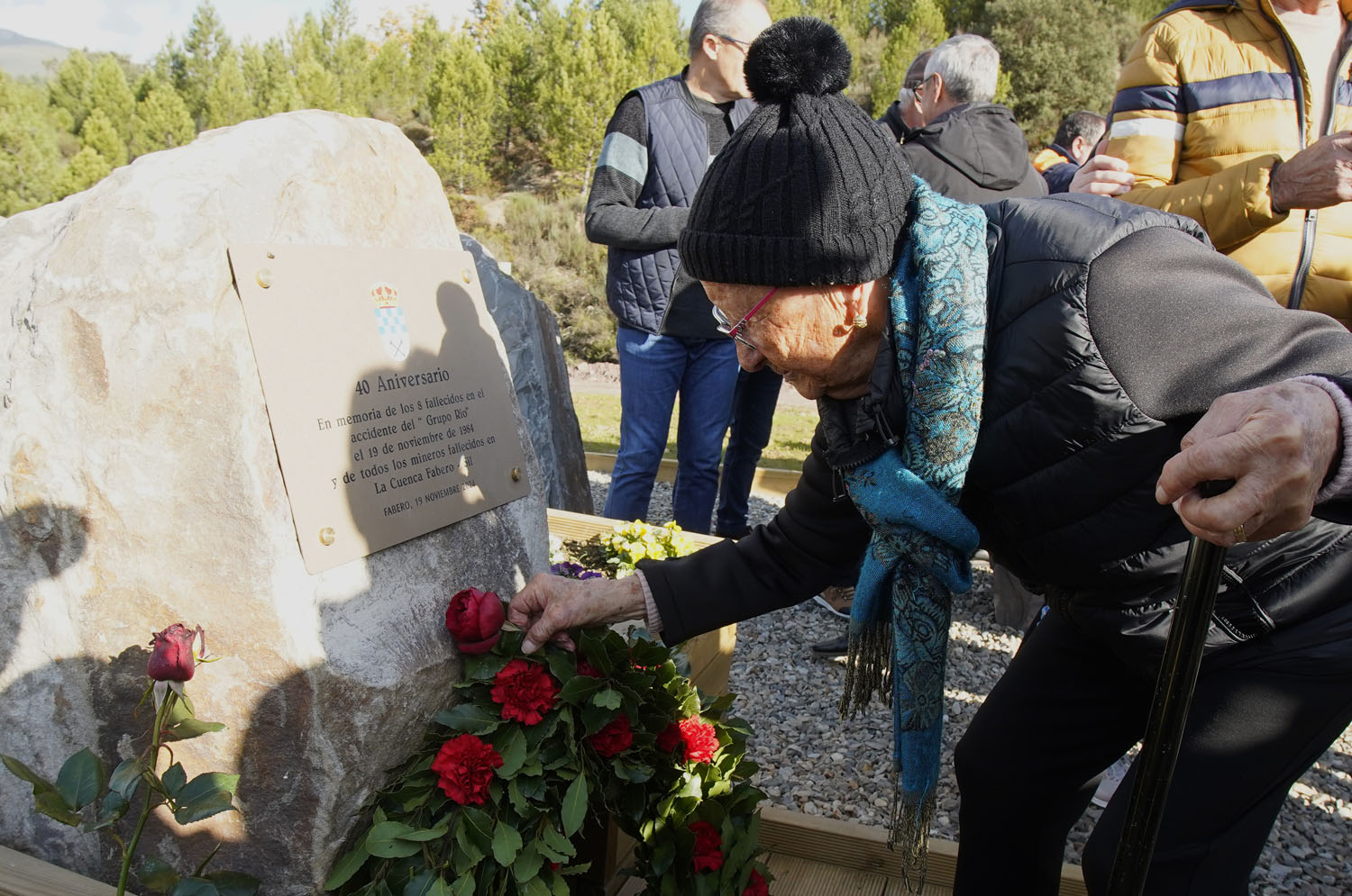 Fabero presenta el Memorial Minero a los trabajadores fallecidos hace 40 años en el accidente de Grupo Río