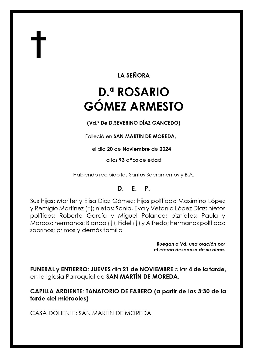 ROSARIO GÓMEZ ARMESTO