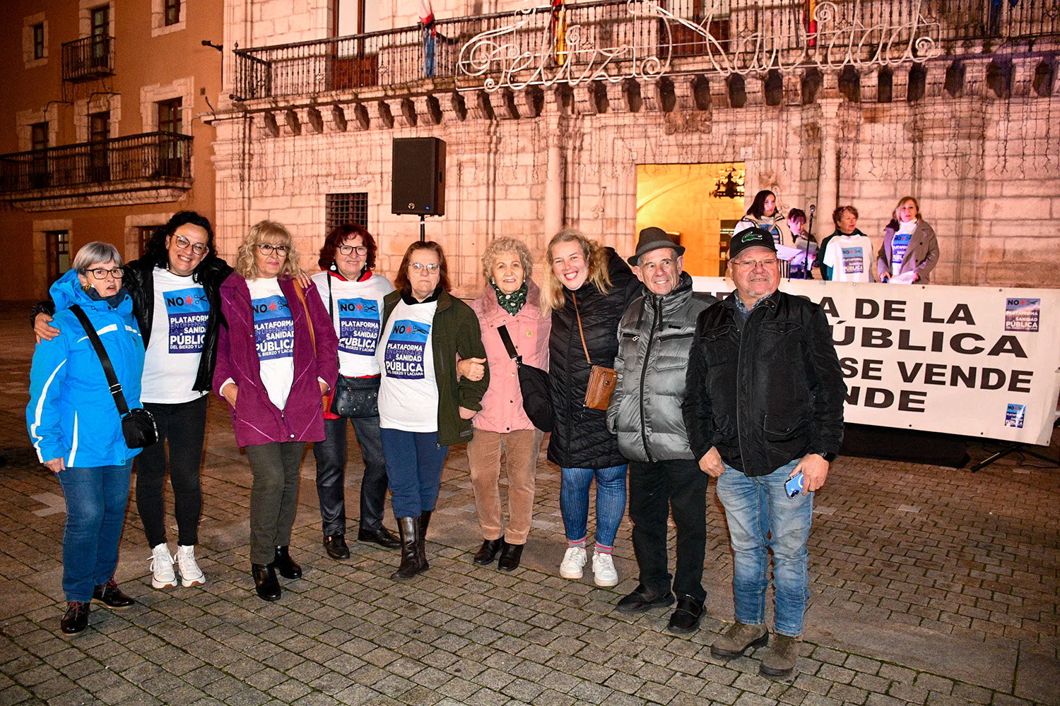 Concentración por la Sanidad Pública del Bierzo y Laciana