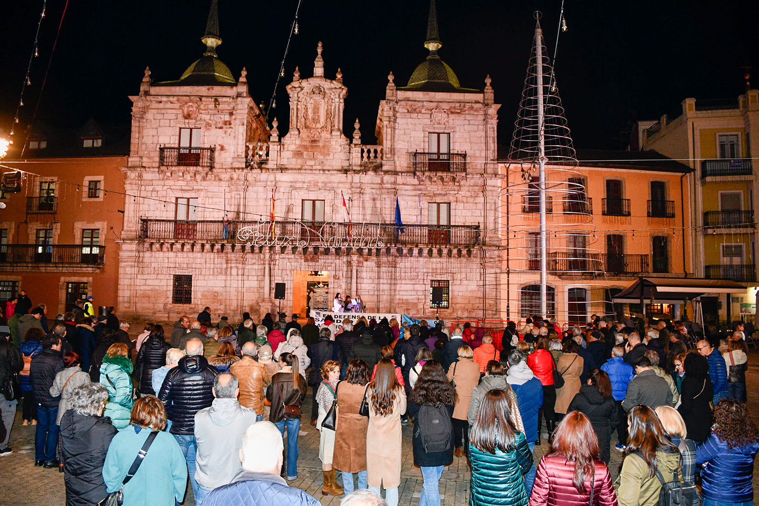 Concentración por la Sanidad Pública del Bierzo y Laciana