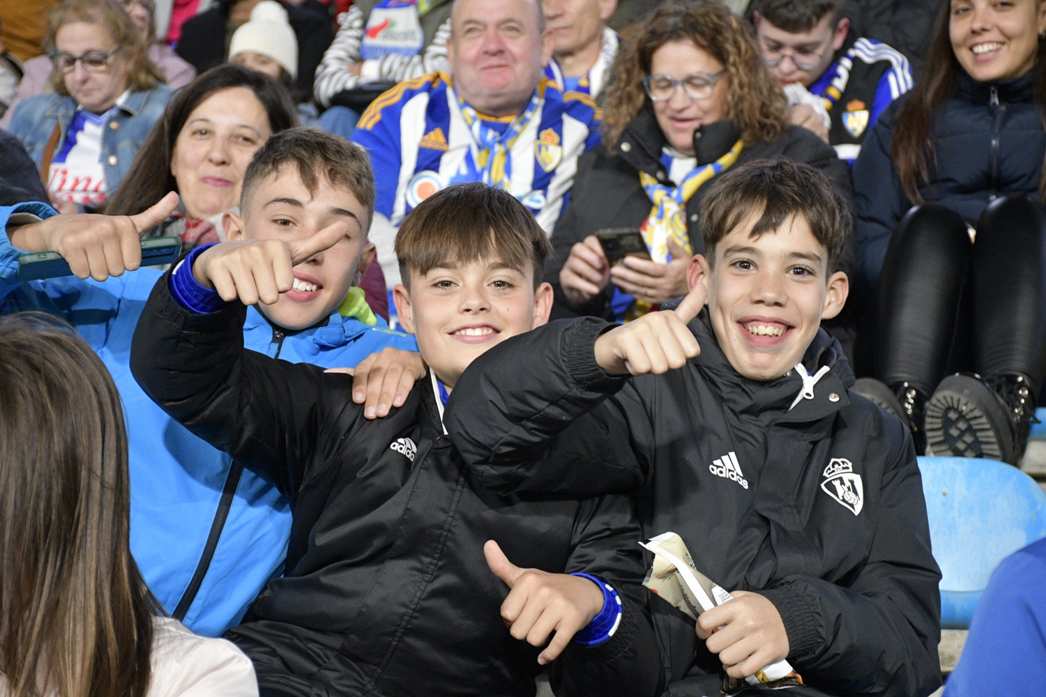 Afición durante el Ponferradina Amorebieta (129)