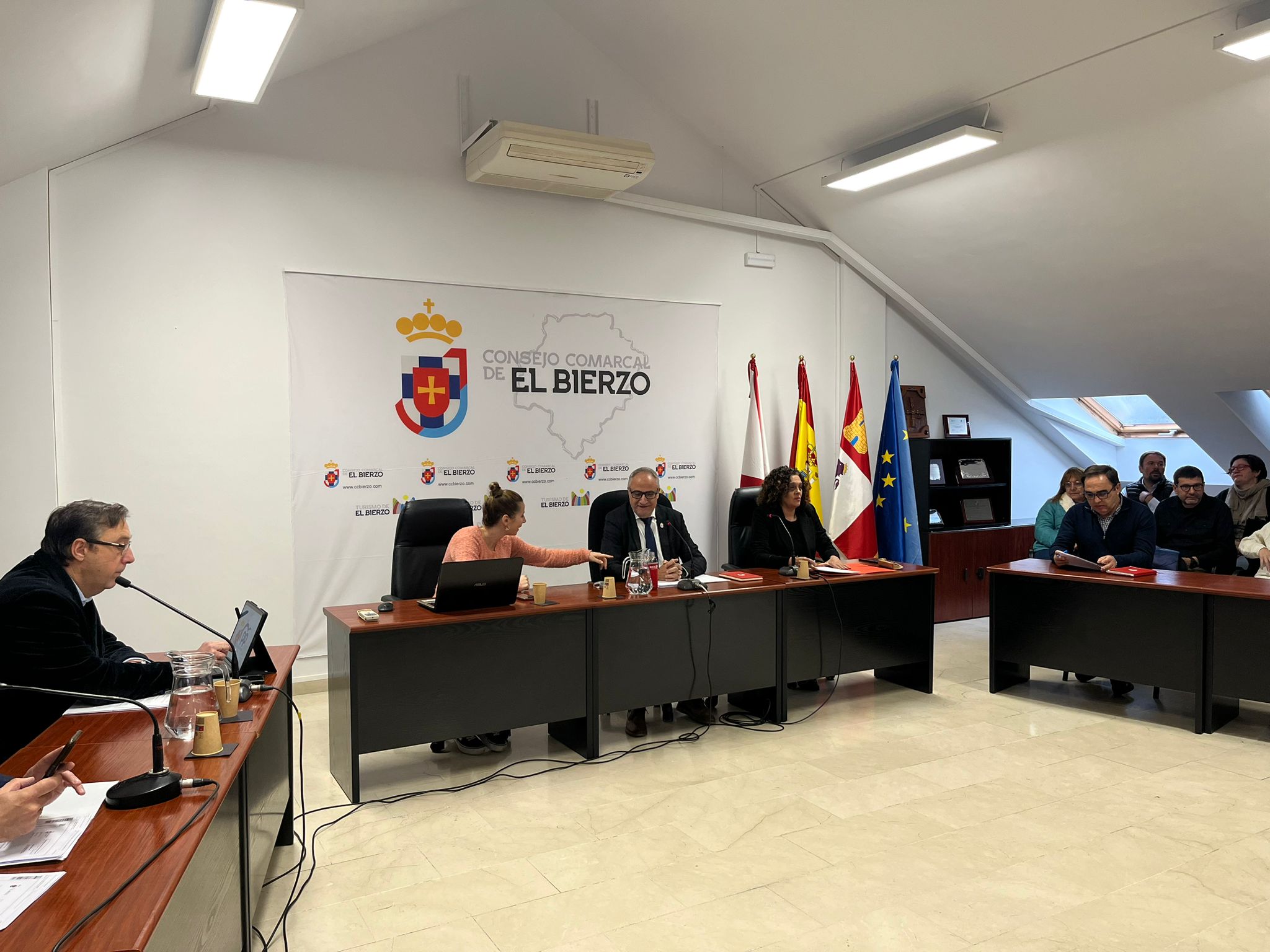 Pleno del Consejo Comarcal del Bierzo celebrado este martes