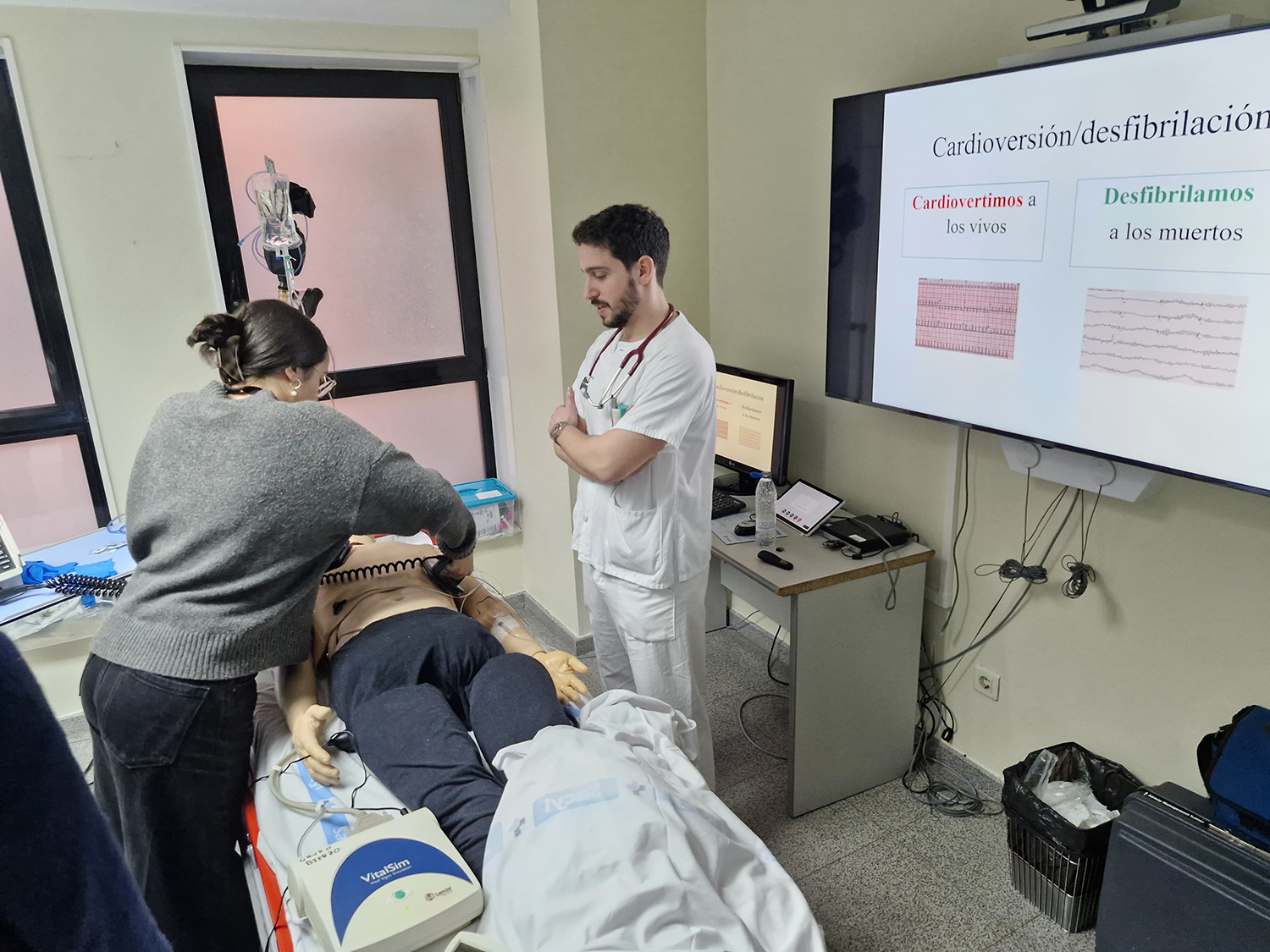 Finalizan los cursos para residentes del Hospital del Bierzo en Soporte Vital Básico y Avanzado