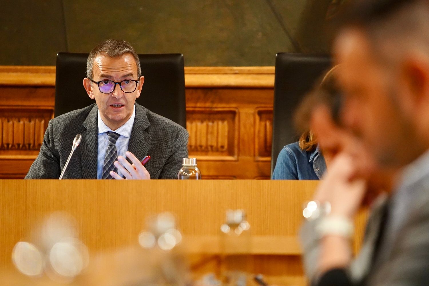 El responsable de Hacienda de la Diputación de León, Santiago Doradosantiago dorado