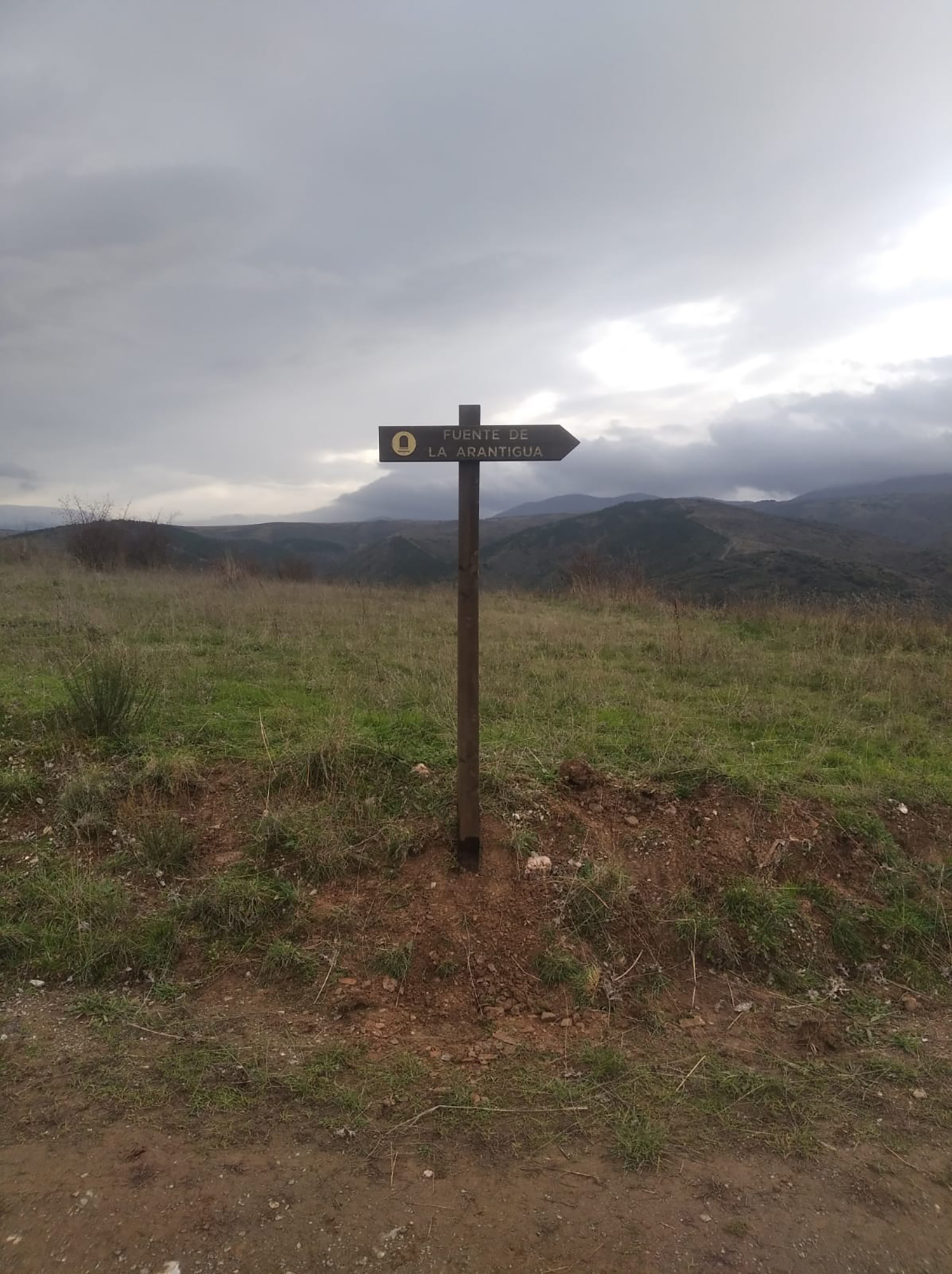 Señal de la fuente Arantigua