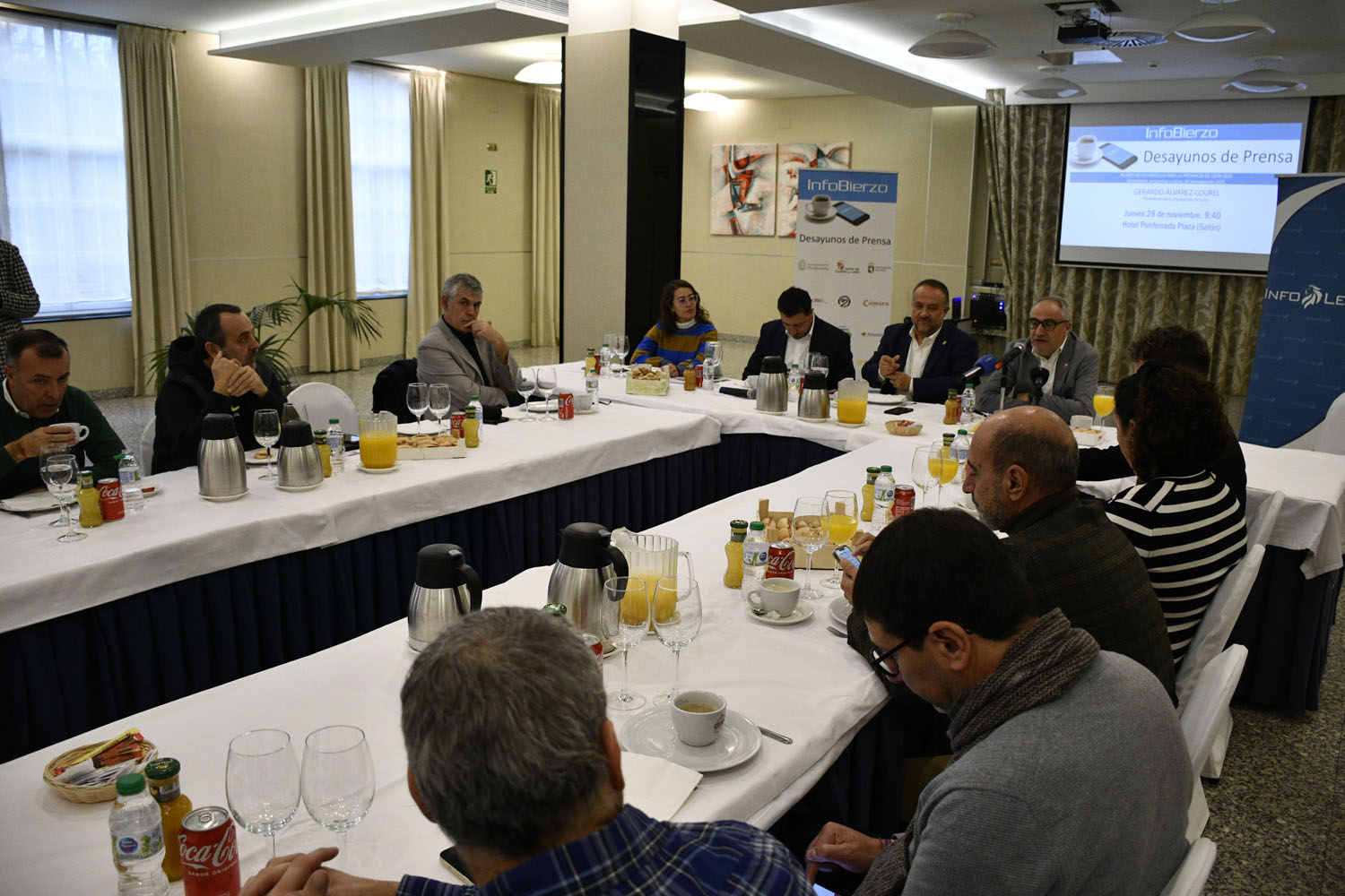 Desayuno InfoBierzo con Gerardo Álvarez Courel, presidente de la Diputación de León  (20)