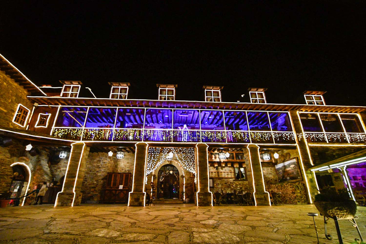 Encendido de las luces de Navidad del Palacio de Canedo (9)