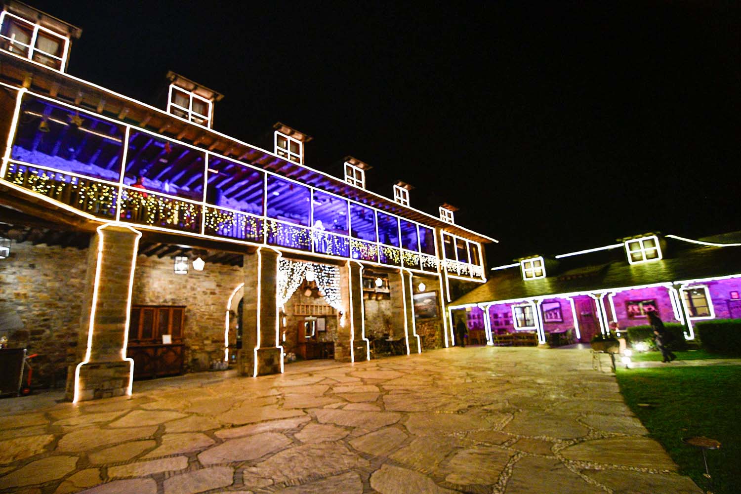 Encendido de las luces de Navidad del Palacio de Canedo (6)