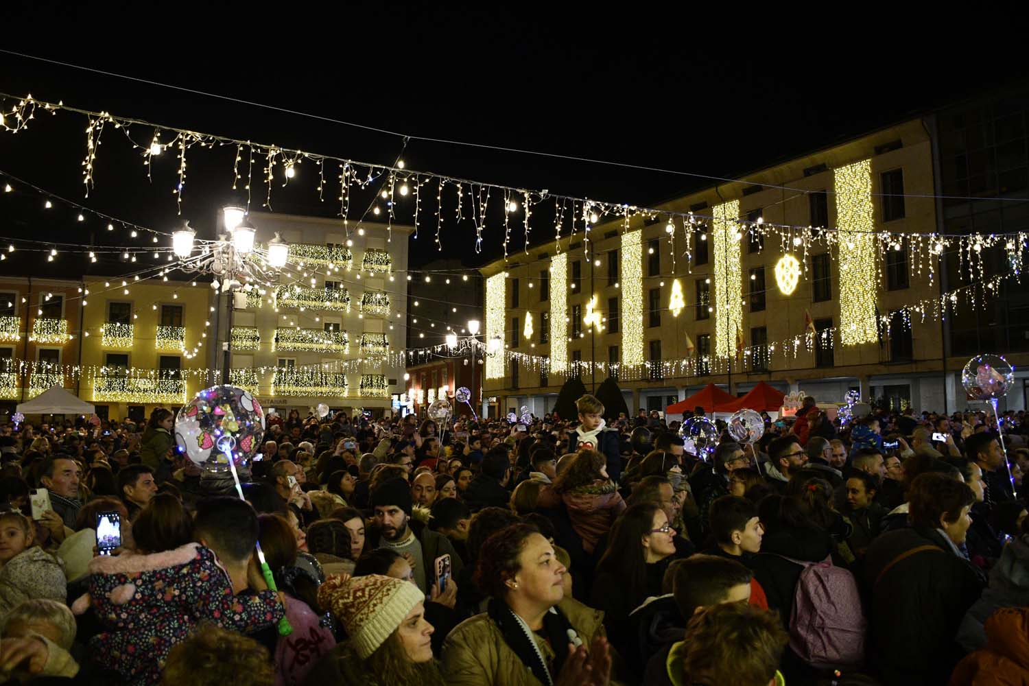 Encendido de las luces de Navidad de Ponferrada 