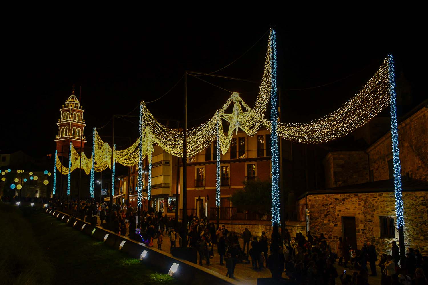 Luces de Navidad en Ponferrada 