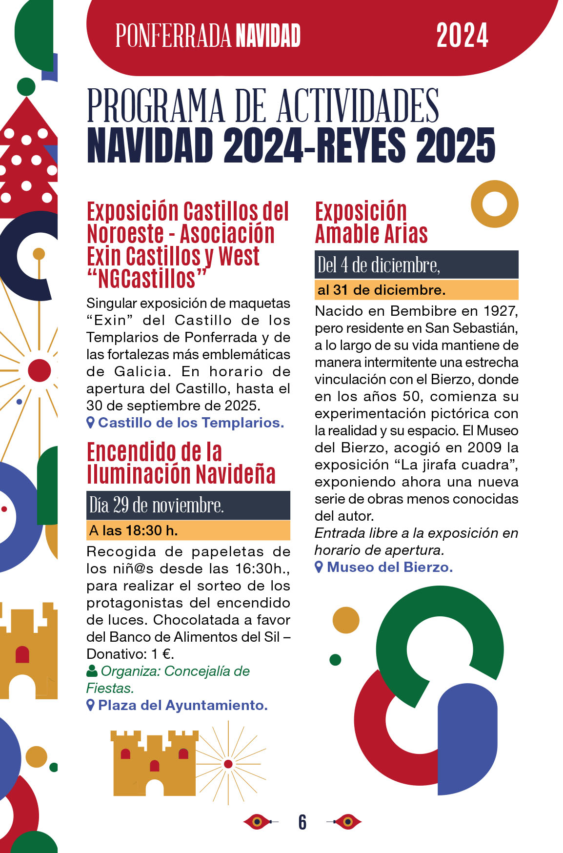 PONFERRADA programa NAVIDAD 2024 