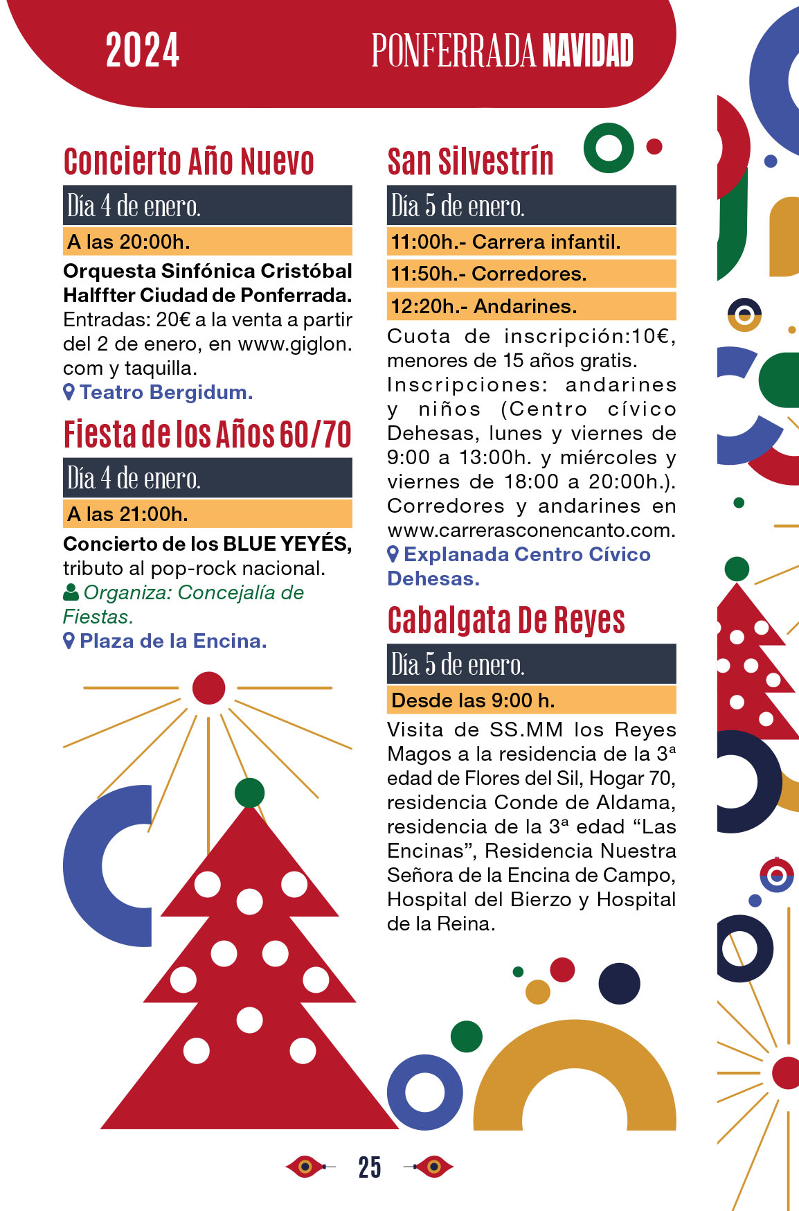 PONFERRADA programa NAVIDAD 2024 25