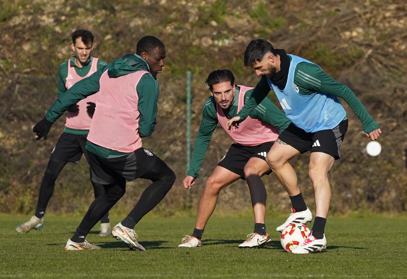 Entrenamiento de la Ponferradina