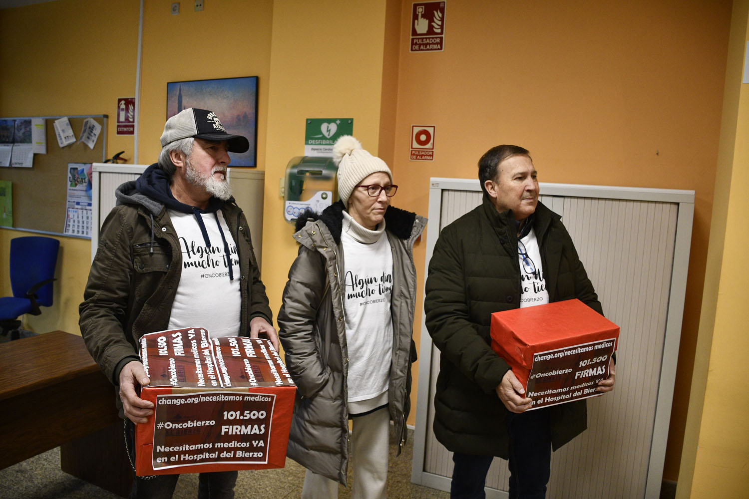 Entrega de firmas Oncobierzo 