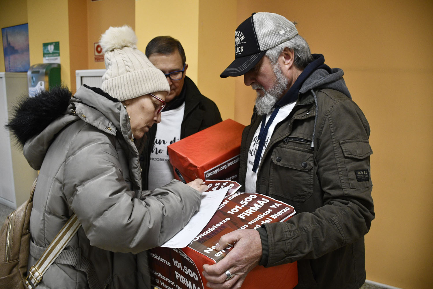 Entrega de firmas Oncobierzo 