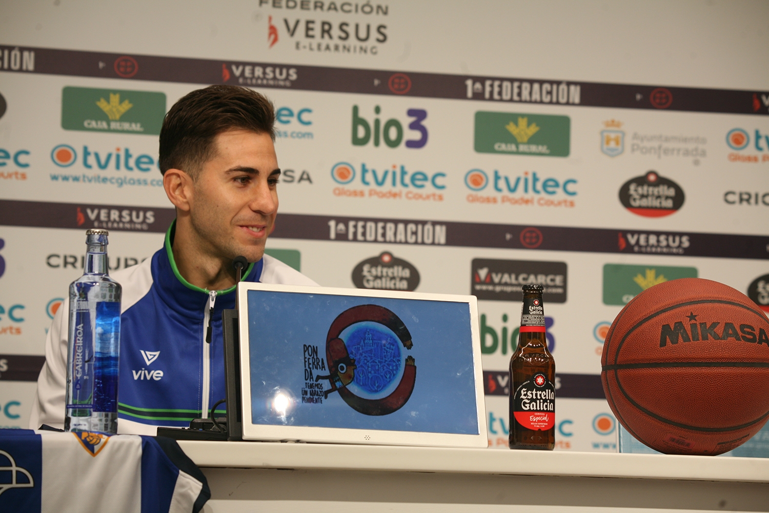 Kevin Navarro acaba su contrato con el Baloncesto Clínica Ponferrada.