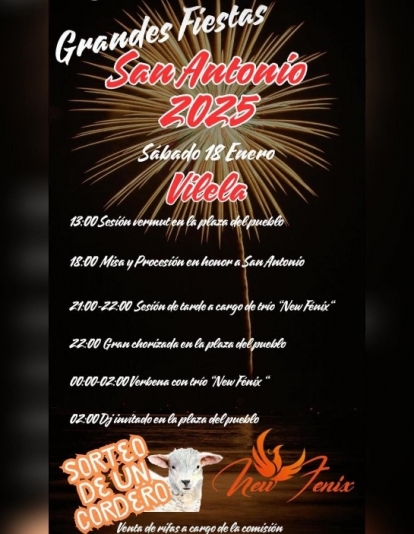 Fiestas de Vilela por San Antonio