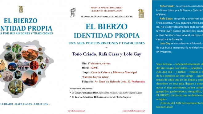 Presentación libro “El Bierzo, identidad propia” Una gira por sus rincones y tradiciones