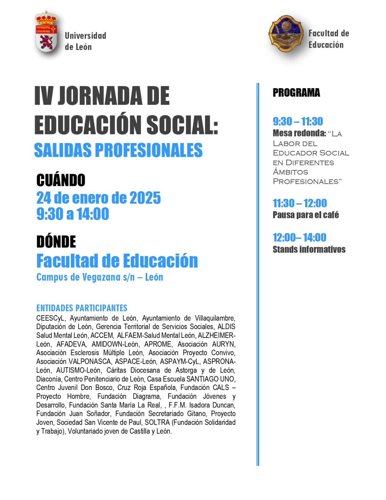 Cartel de las Jornadas 